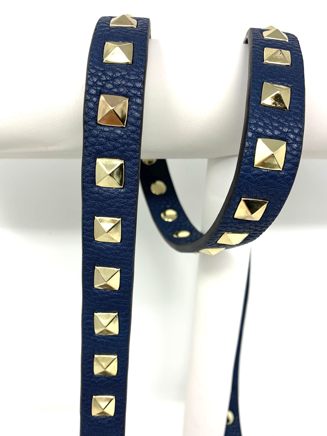 Studded Strap in Navy