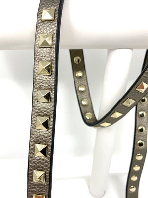 Studded Strap in Pewter