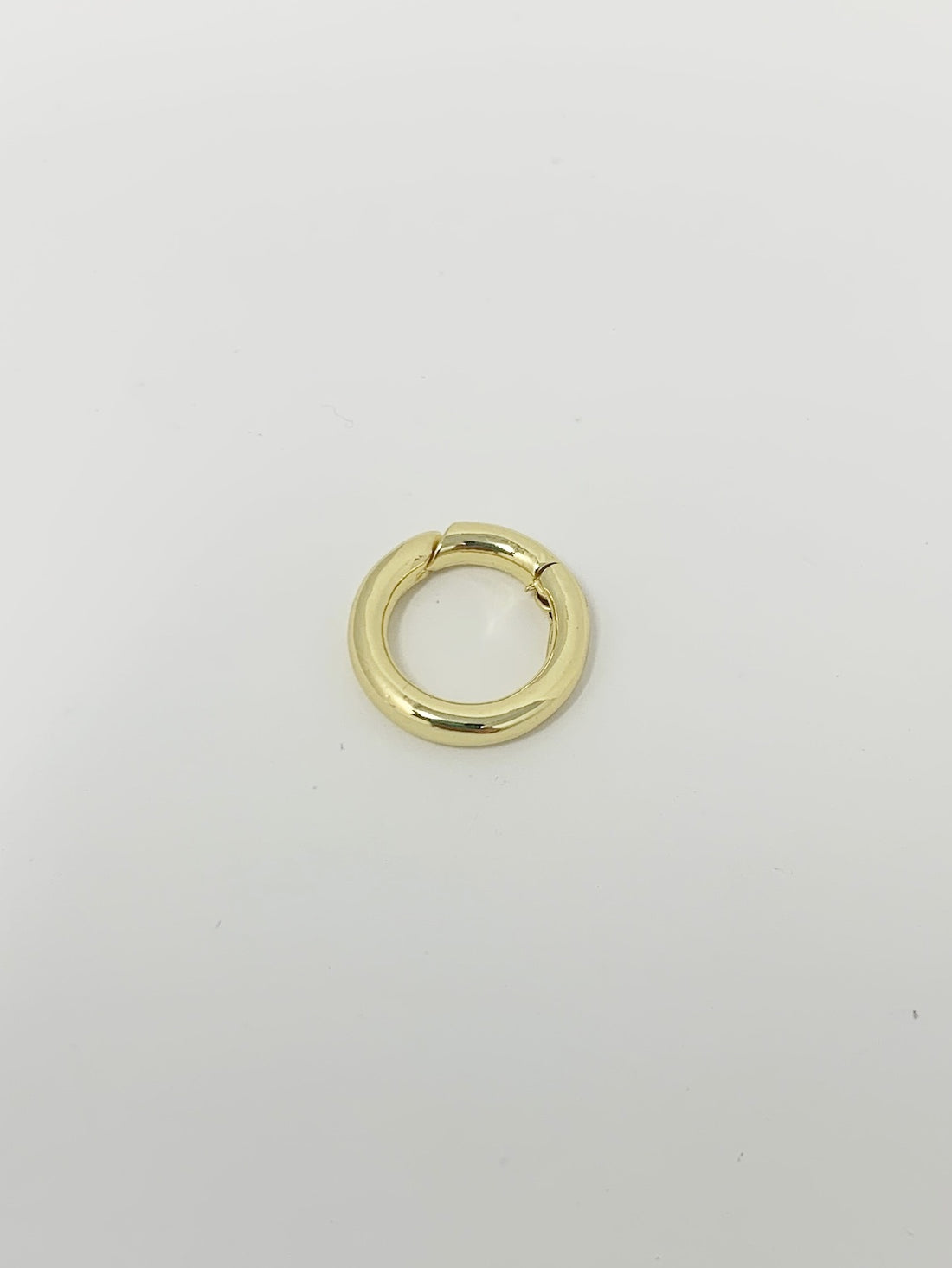 Charming Circle Spring Clasp in Gold