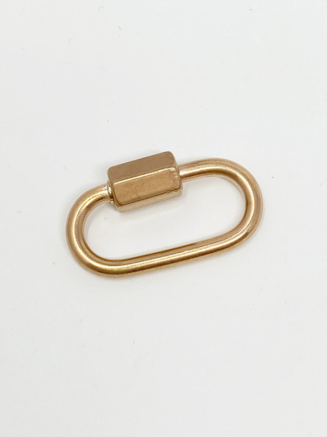 Charming Carabiner Clip in Rose Gold
