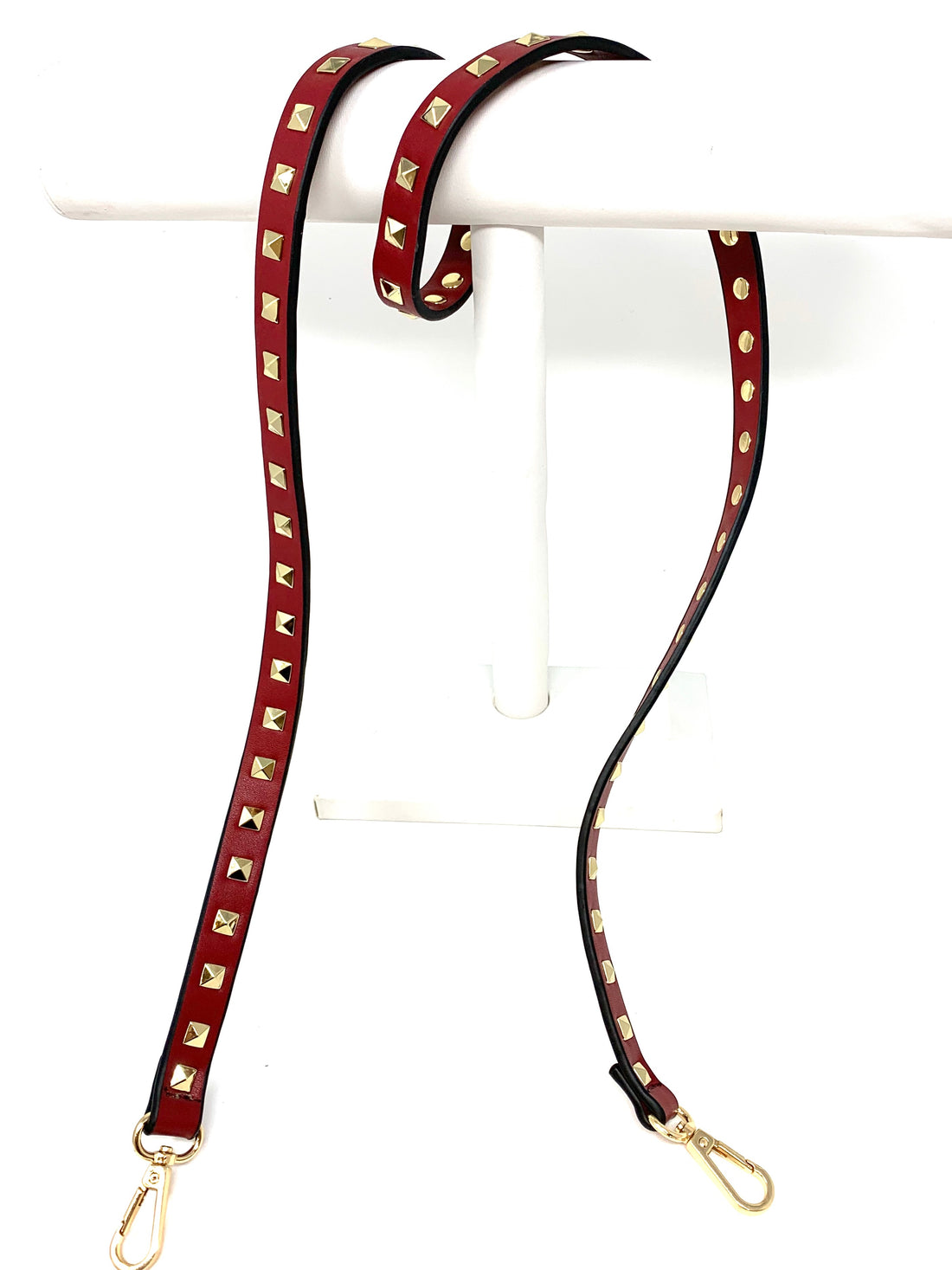 Studded Strap in Red
