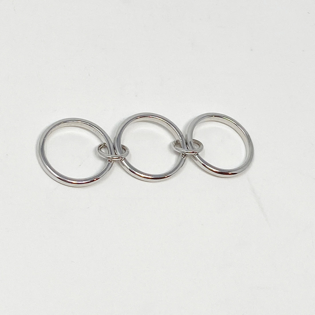 Three's Company Ring in Silver