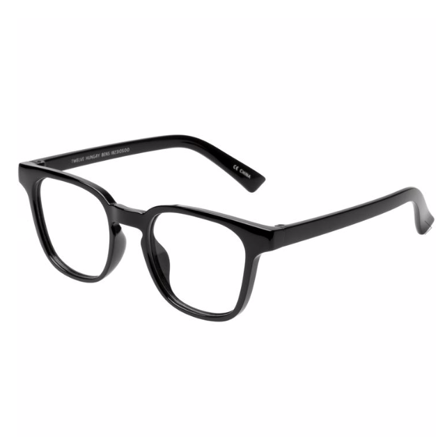 Twelve Hungry Bens Blue Screen Glasses in Black ELEVEN11 ACCESSORIES